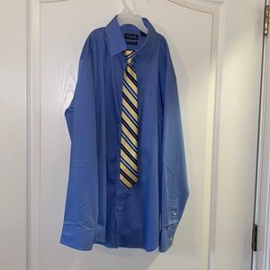 Boys Chaps Dress Shirt and tie